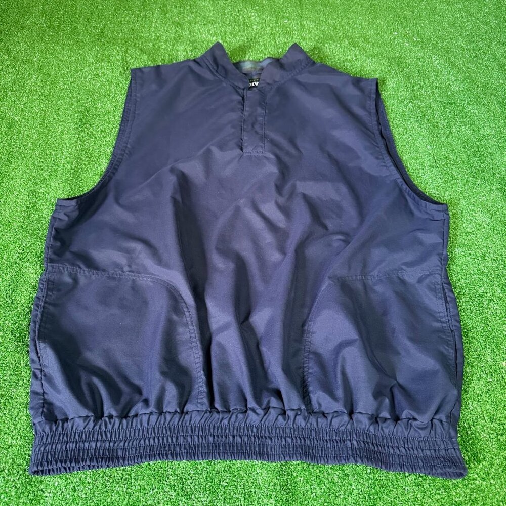 Divots Player Edition Pockets Pullover Golf Windbreaker Vintage Vest Size XL
